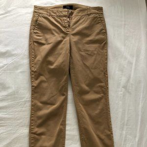 J.Crew Cropped Pant in Stretch Chino Women Size 8T
